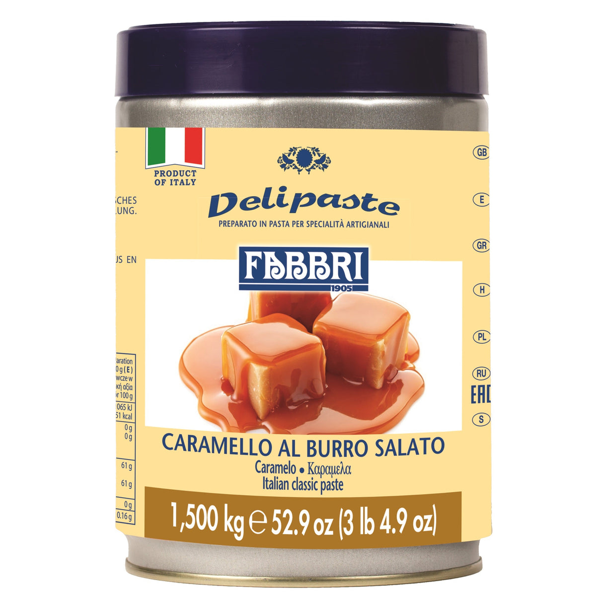 Paste, Salted Caramel, Italian,1 - 52.9 OUNCE