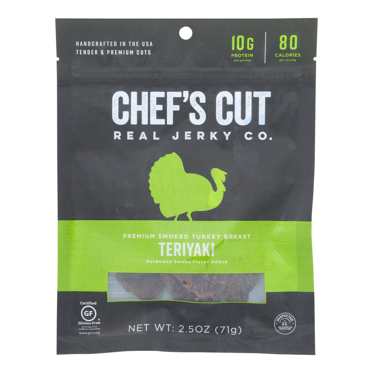 Jerky, Turkey, Teriyaki,8 - 2.5 OUNCE