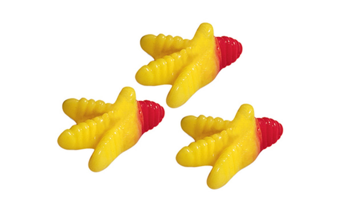 Candy, Gummy Chicken Feet, Bulk,6 - 2.2 POUND