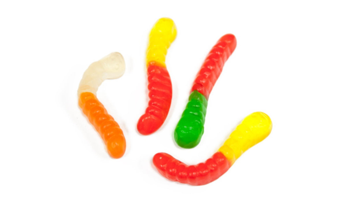 Candy, Gummy Worms, Mini, Bulk,6 - 2.2 POUND