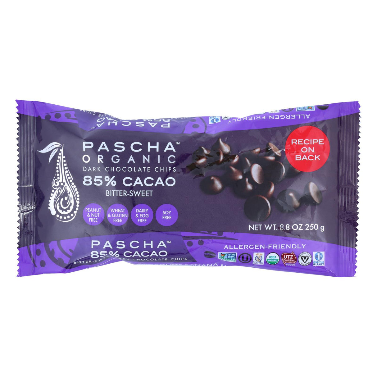 Chips, Chocolate, Bittersweet, 85% Cocoa,6 - 8.8 OUNCE