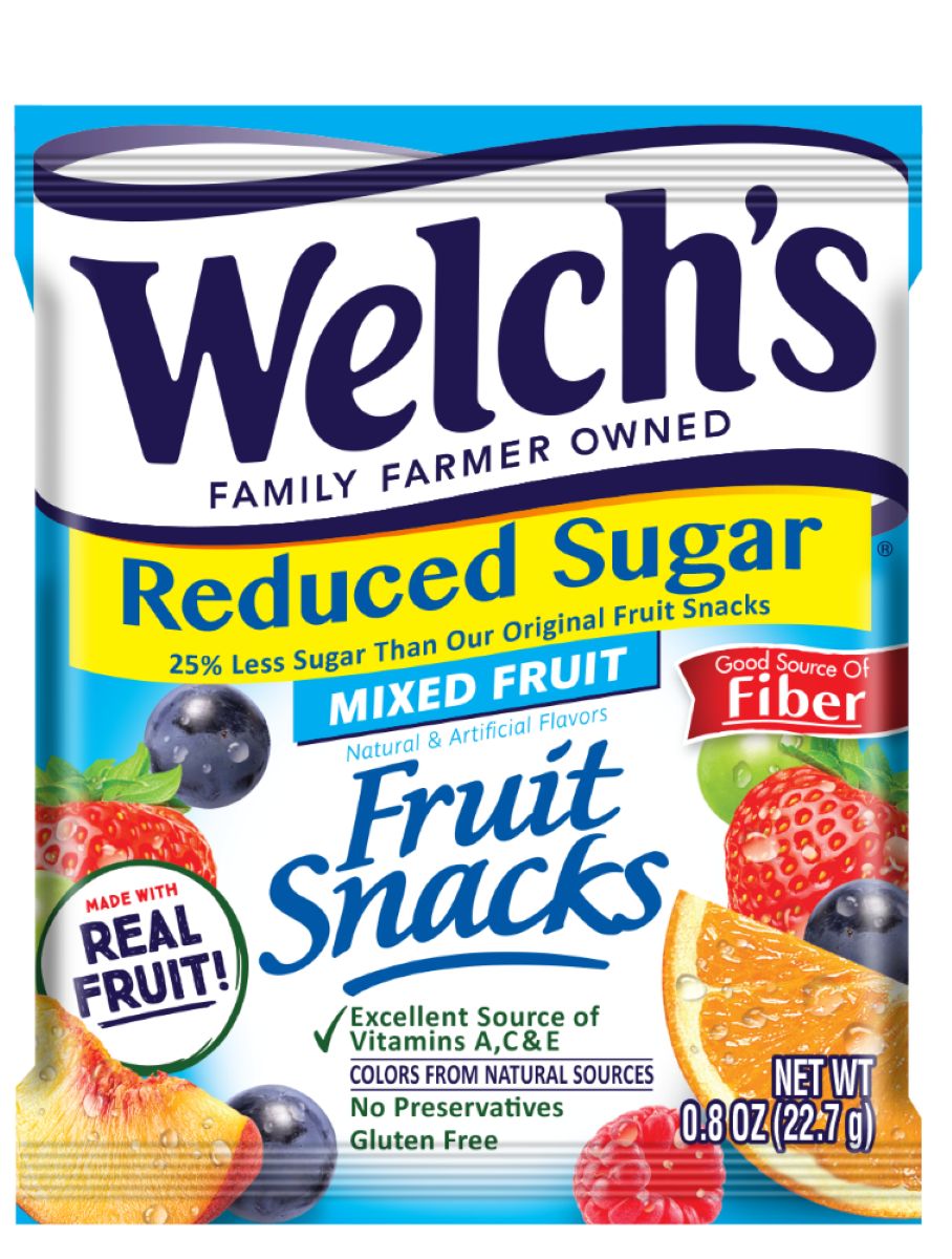 Snacks, Fruit, Assorted, Reduced Sugar, Single-Serve, Individually-Wrapped, 0.8 Ounce,8 - 8 COUNT