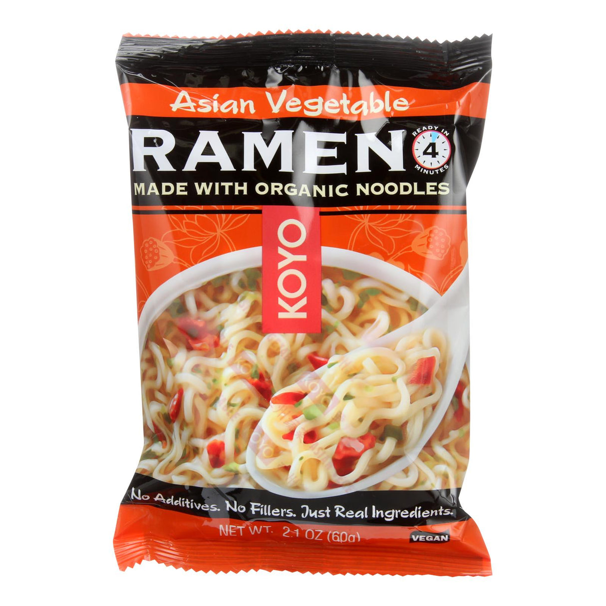 Noodles, Ramen, Asian Vegetable,12 - 2.1 OUNCE
