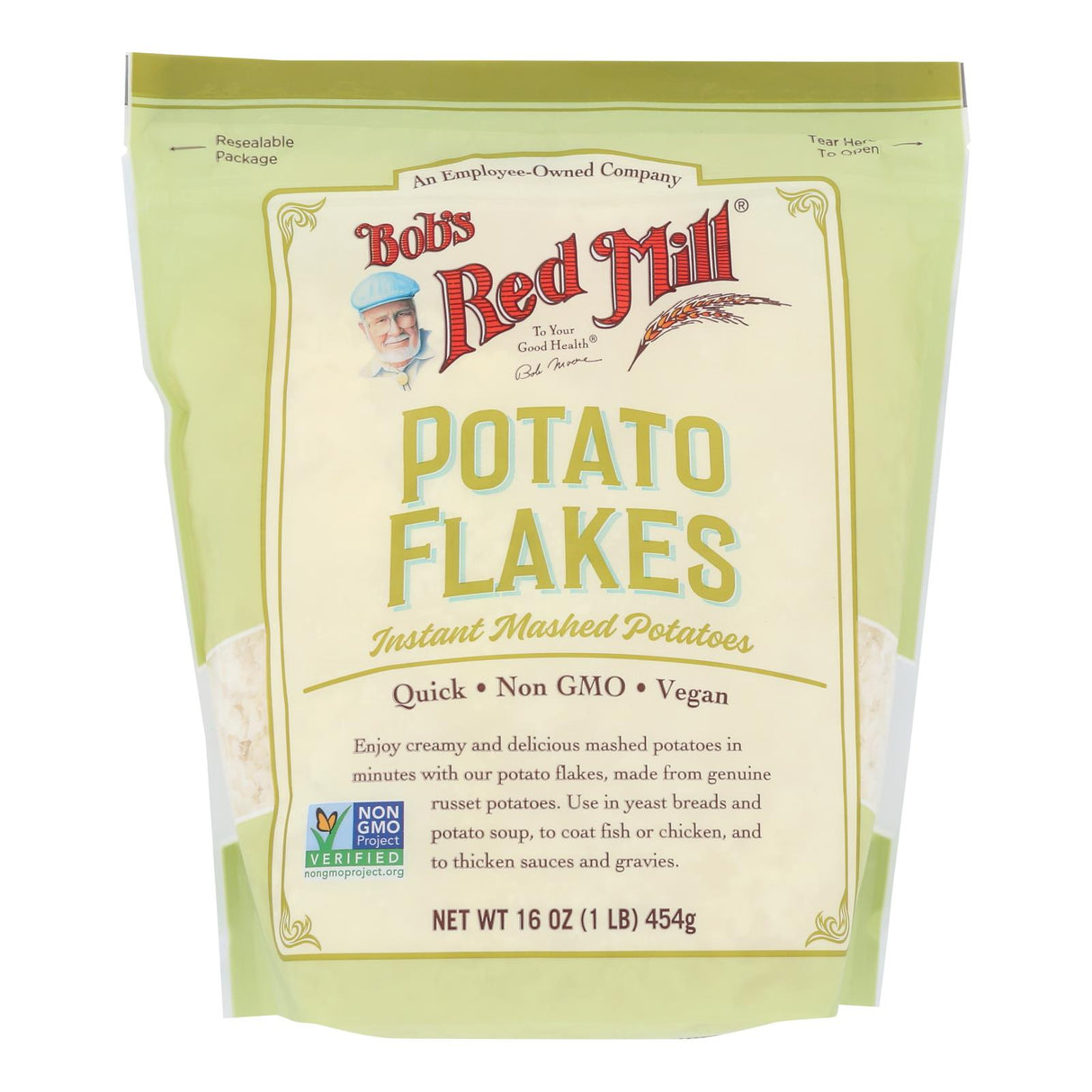 Potato, Mashed, Instant, Flakes, Shelf-Stable,4 - 16 OUNCE