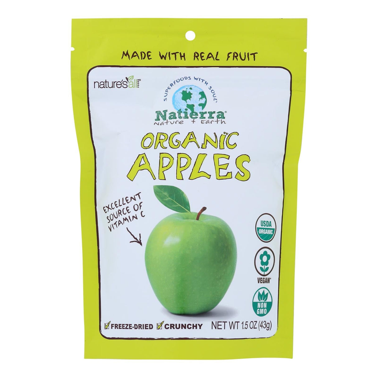 Apples, Freeze-Dried,12 - 1.5 OUNCE