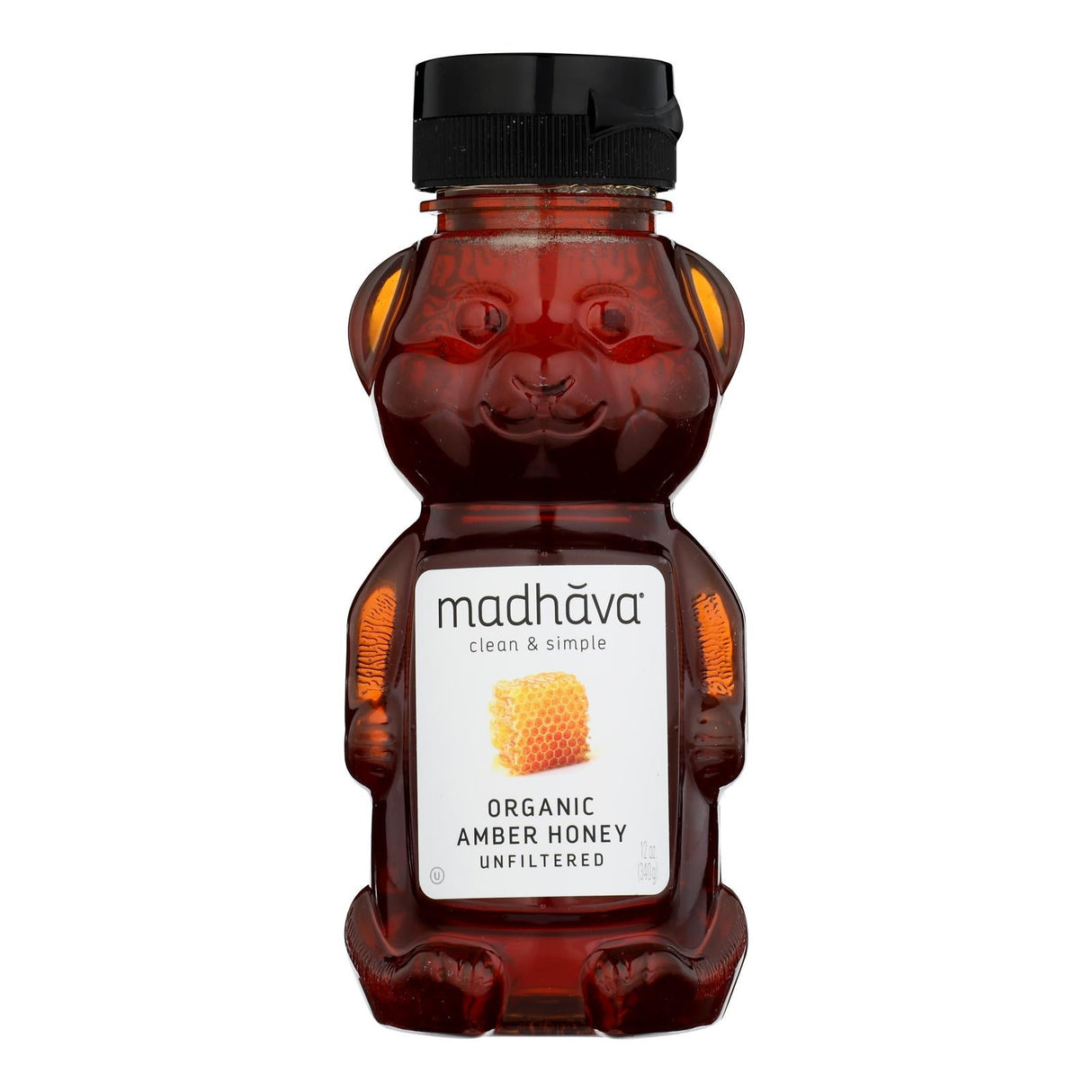 Honey, Amber, Bear Squeeze Bottle,6 - 12 OUNCE