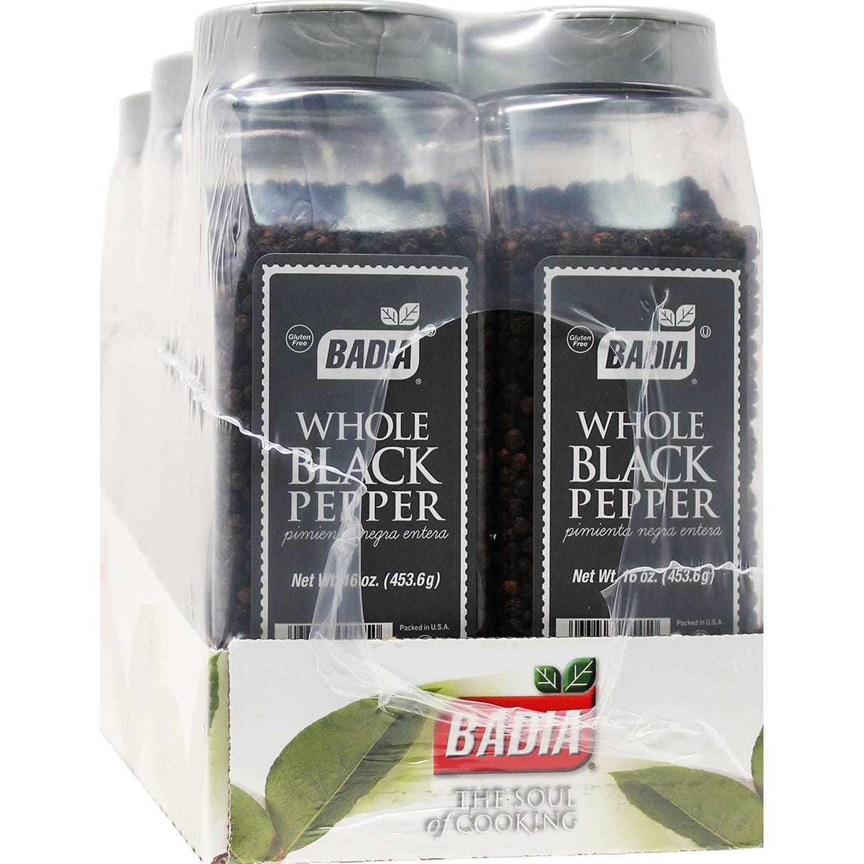 Peppercorns, Black, Whole,6 - 16 OUNCE
