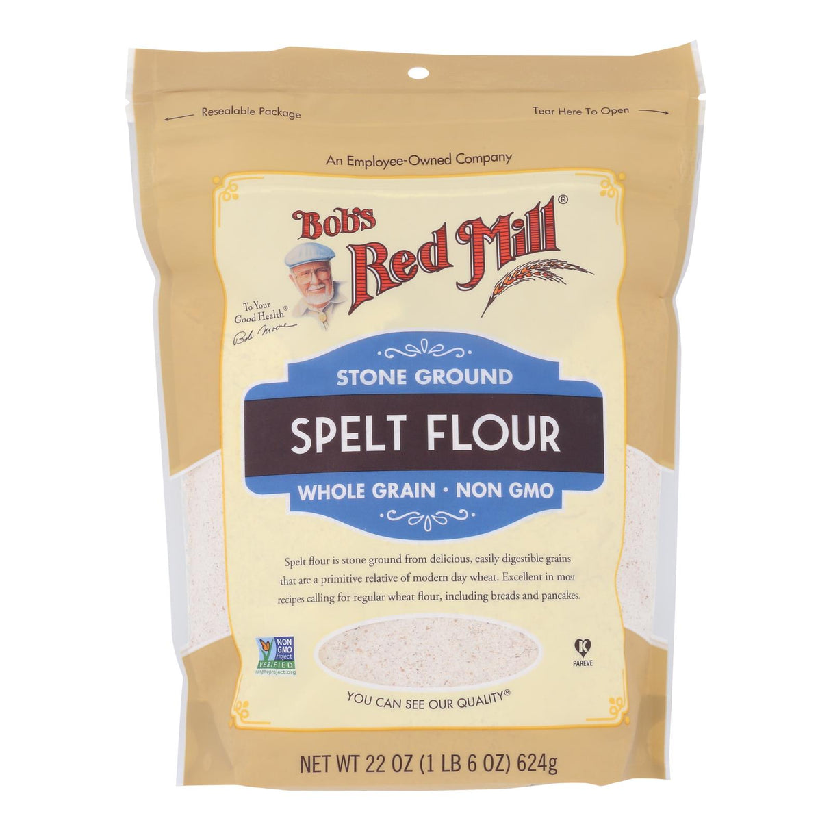 Flour, Spelt, Stone Ground,4 - 22 OUNCE