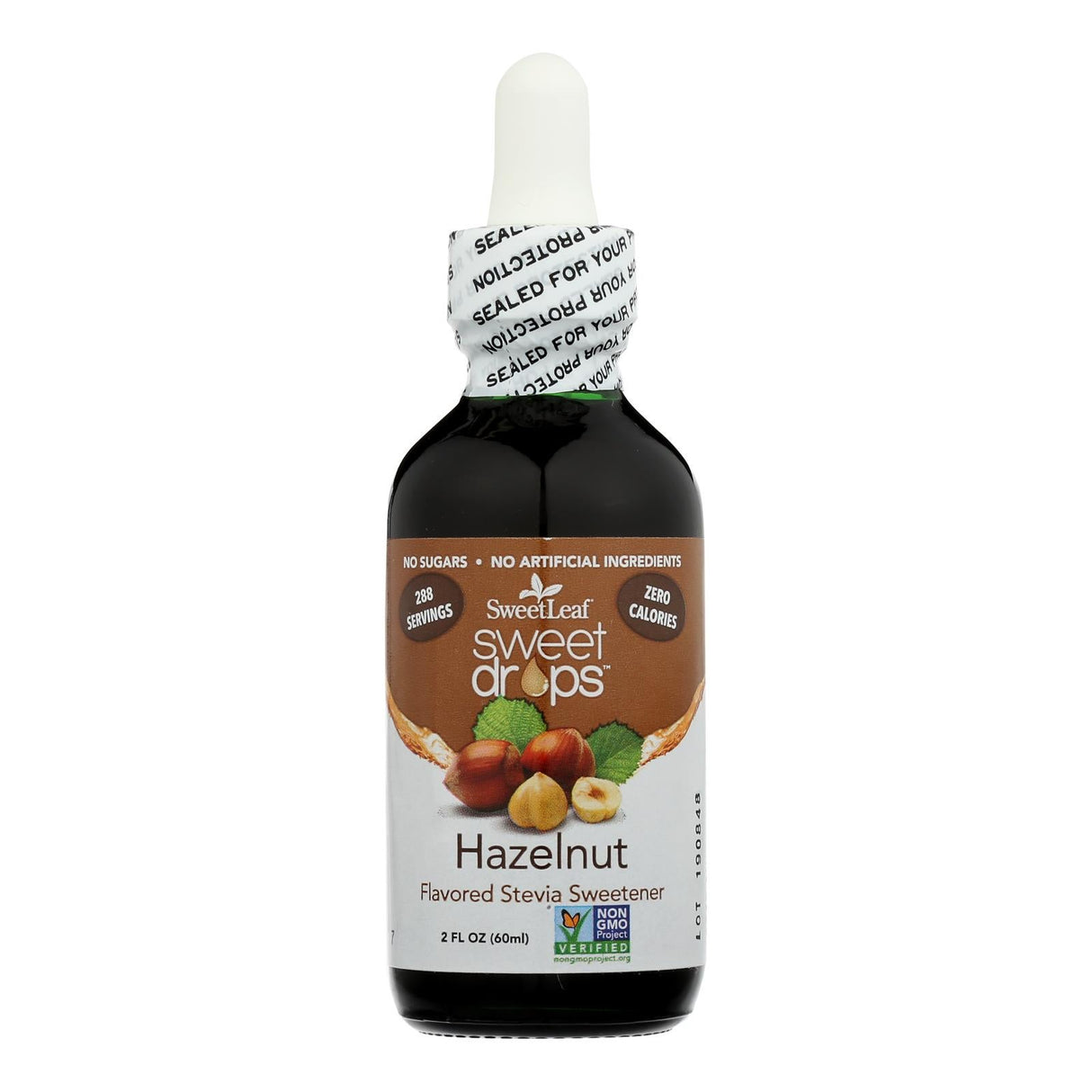 Sugar Substitute, Stevia, Hazelnut, Liquid,1 - 2 FLUID