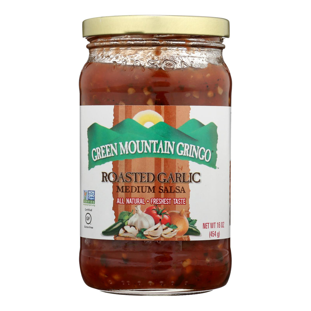 Salsa, Roasted Garlic, Medium,12 - 16 OUNCE