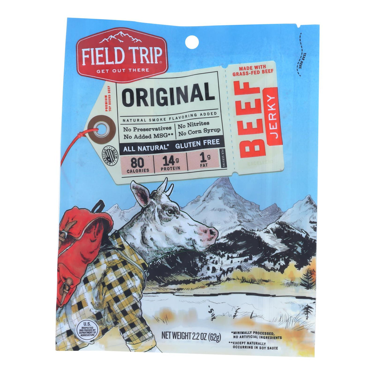 Beef Jerky, Original, Pieces,9 - 2.2 OUNCE