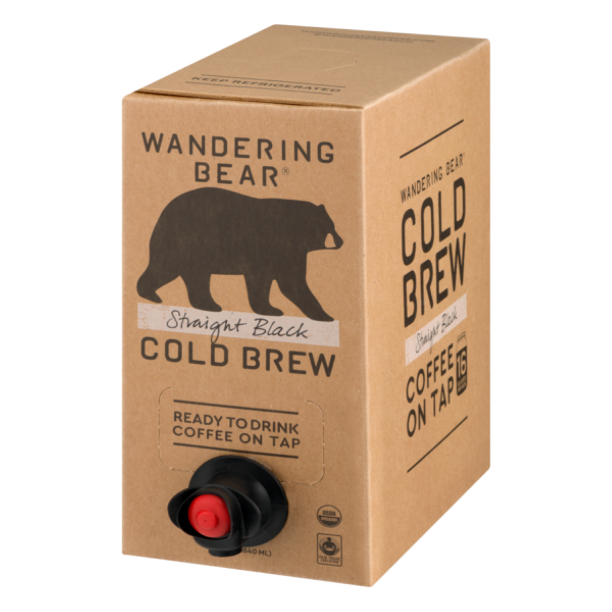 Coffee, Cold Brew, Ready-to-Drink, with Tap, Refrigerated,3 - 96 FLUID