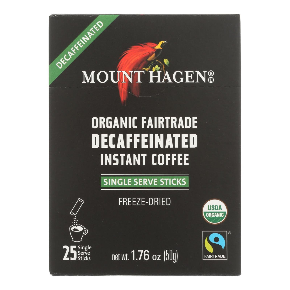 Coffee, Instant, Decaffeinated,8 - 1.76 OUNCE