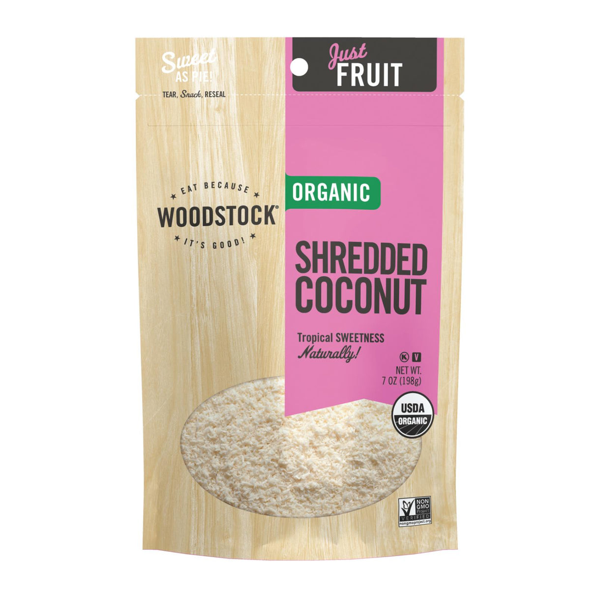 Coconut, Raw, Medium Shred,8 - 7 OUNCE