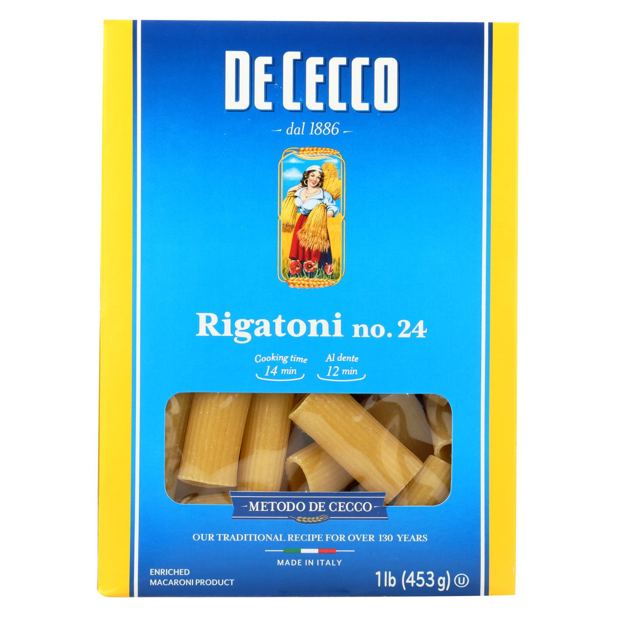 Pasta, Rigatoni,12 - 16 OUNCE