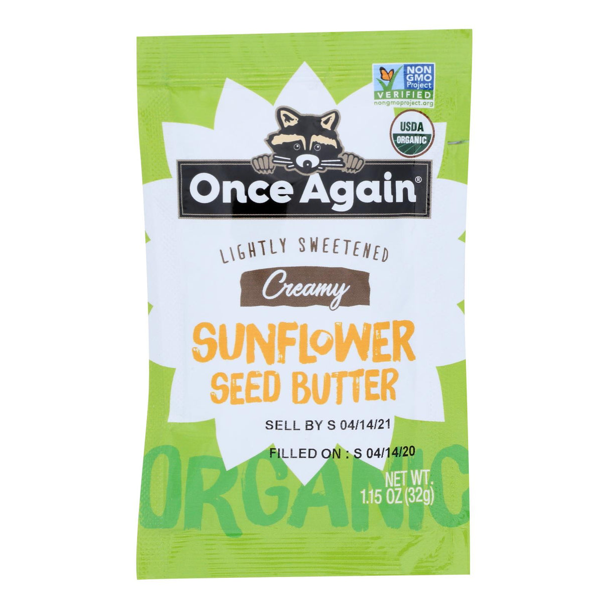 Sunflower Butter, Creamy, Single-Serve Packet,10 - 1.15 OUNCE