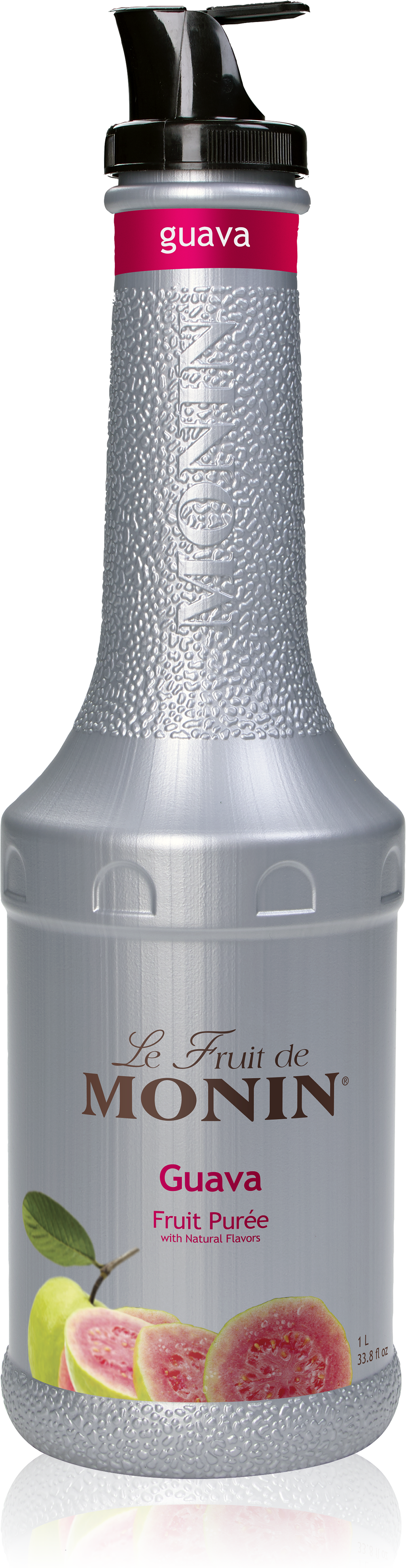 Beverage Syrup, Guava Puree, Plastic,4 - 1 LITER