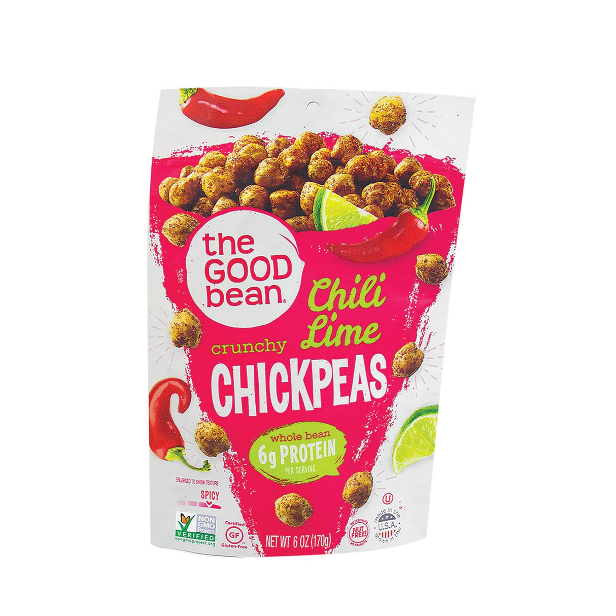 Chickpeas, Crunchy, Chili Lime,6 - 6 OUNCE