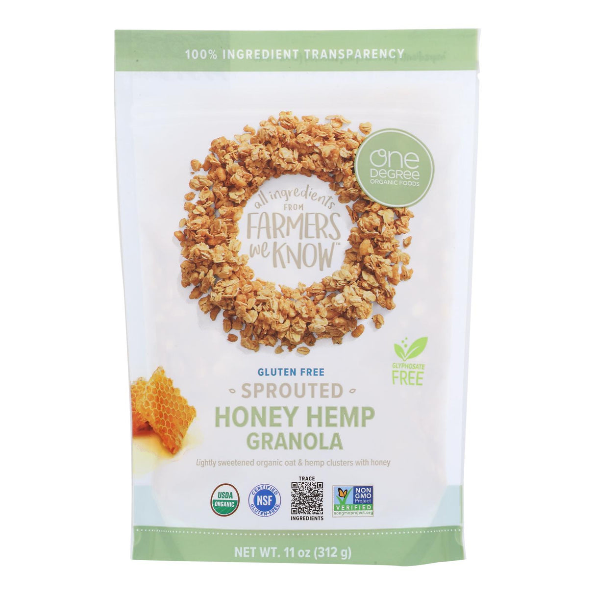 Granola, Sprouted, Honey Hemp,6 - 11 OUNCE