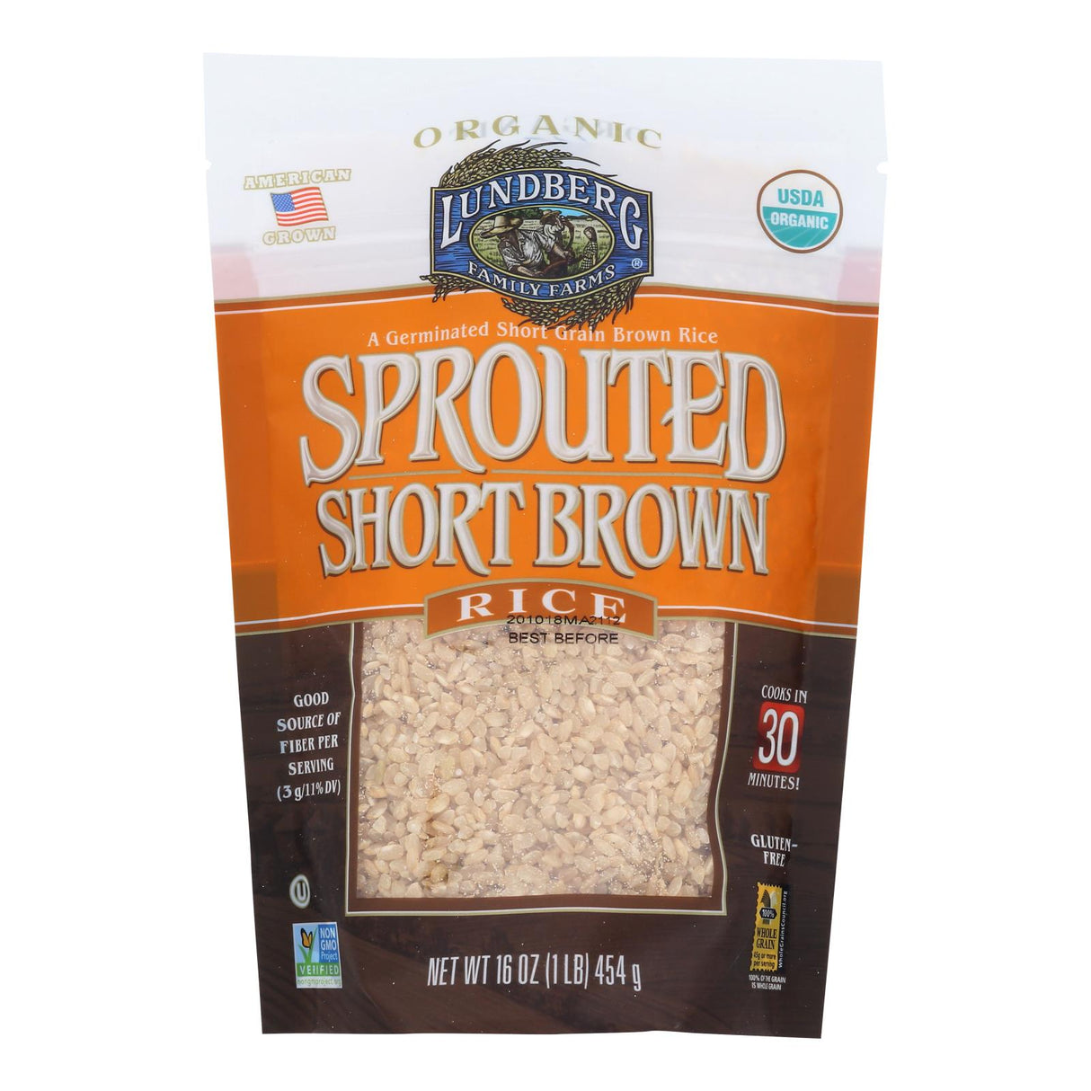 Rice, Brown, Short Grain,6 - 16 OUNCE