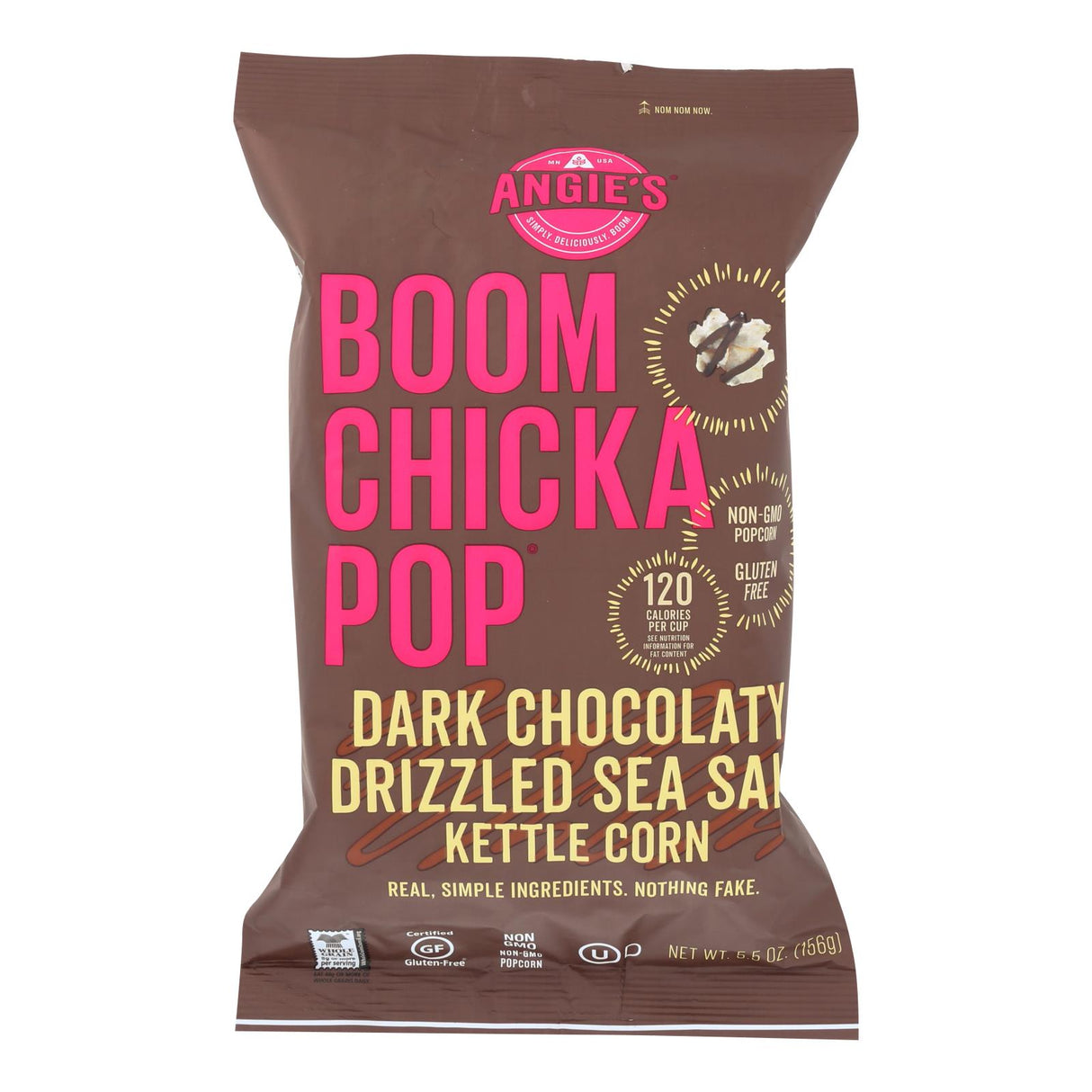 Popcorn, Kettle, Sea Salt, with Dark Chocolate Drizzle,12 - 5.5 OUNCE