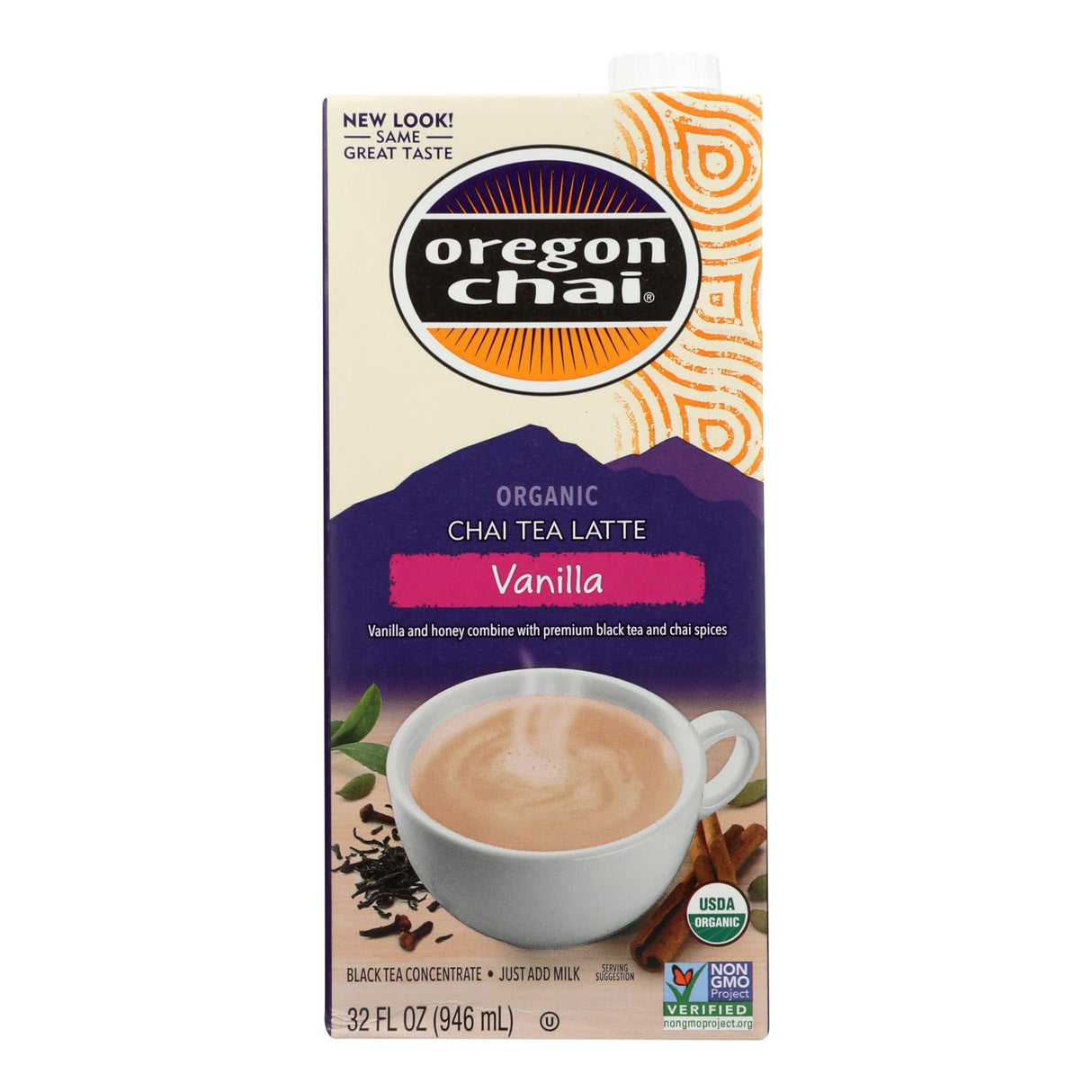 Tea Concentrate, Chai Latte, Vanilla,6 - 32 FLUID