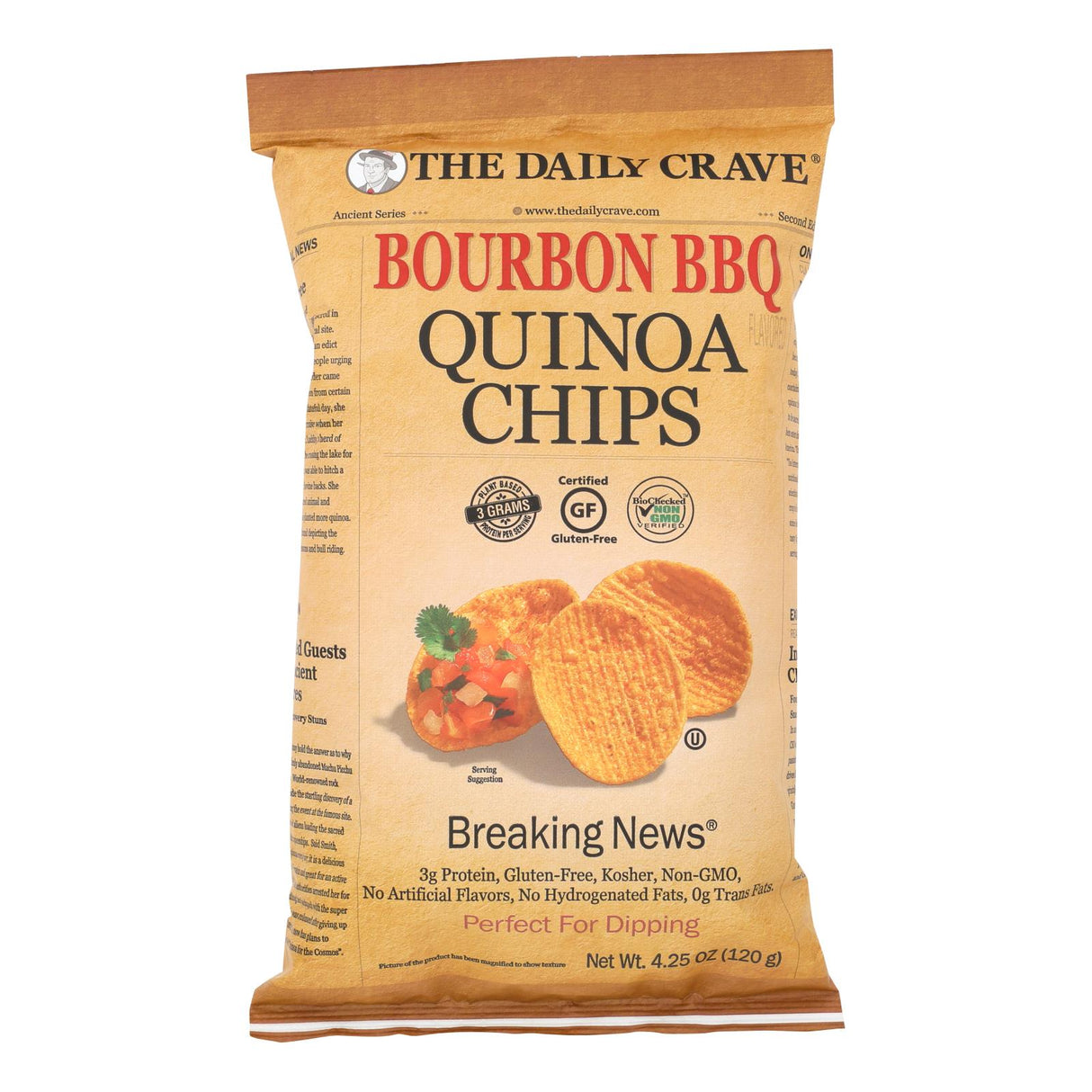 Chips, Quinoa, Bourbon Barbecue,8 - 4.25 OUNCE