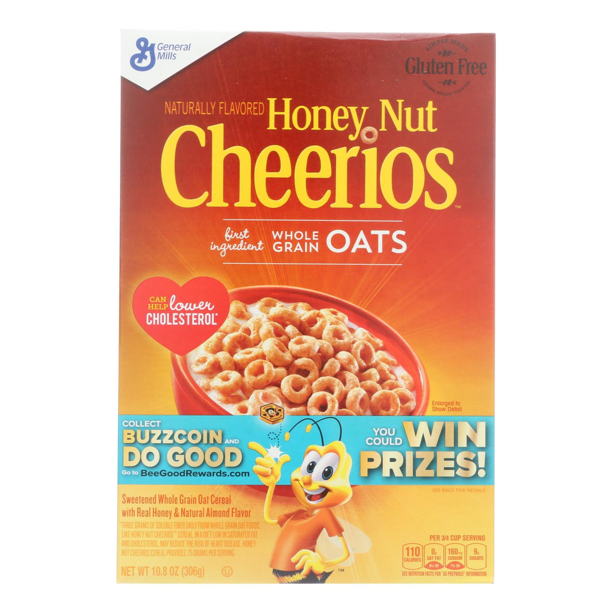 Cereal, Honey Nut,12 - 10.8 OUNCE