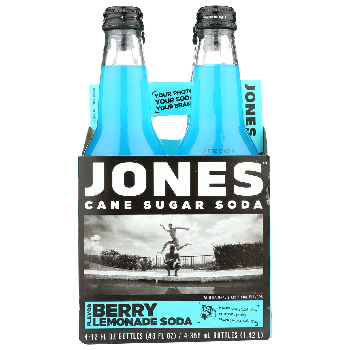 Soft Drink, Berry Lemonade, Glass, Single-Serve, Shelf-Stable, 12 Fluid Ounce,6 - 4 COUNT
