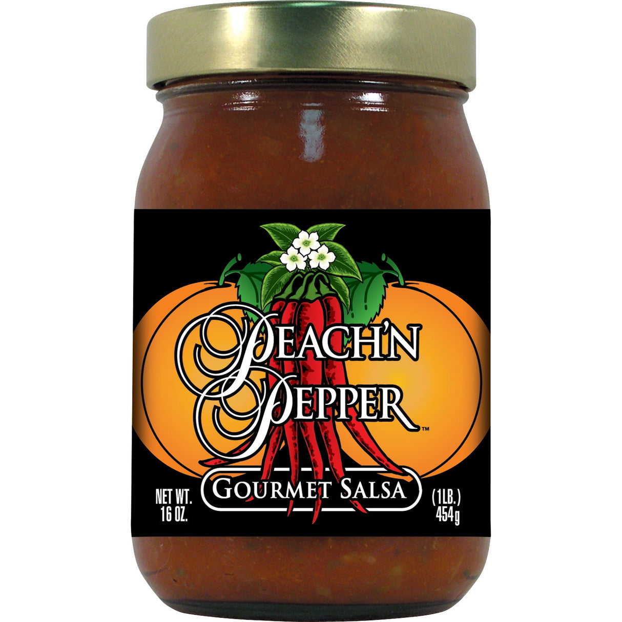 Salsa, Peach,12 - 16 FLUID