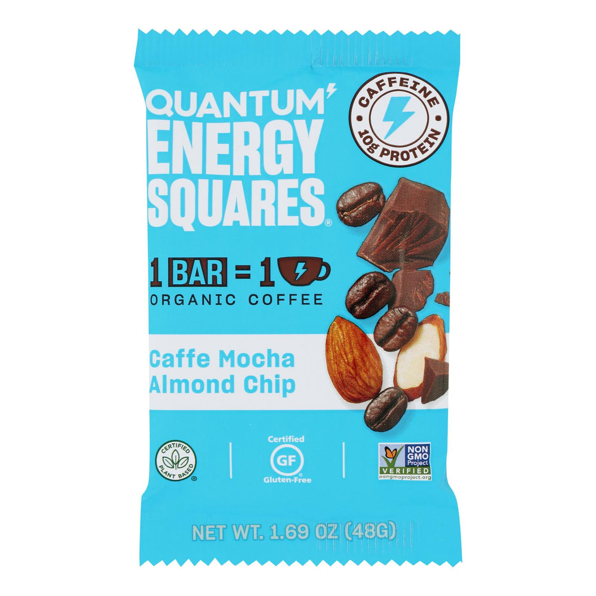 Bars, Energy, Caffe Mocha Almond Chip,8 - 1.69 OUNCE