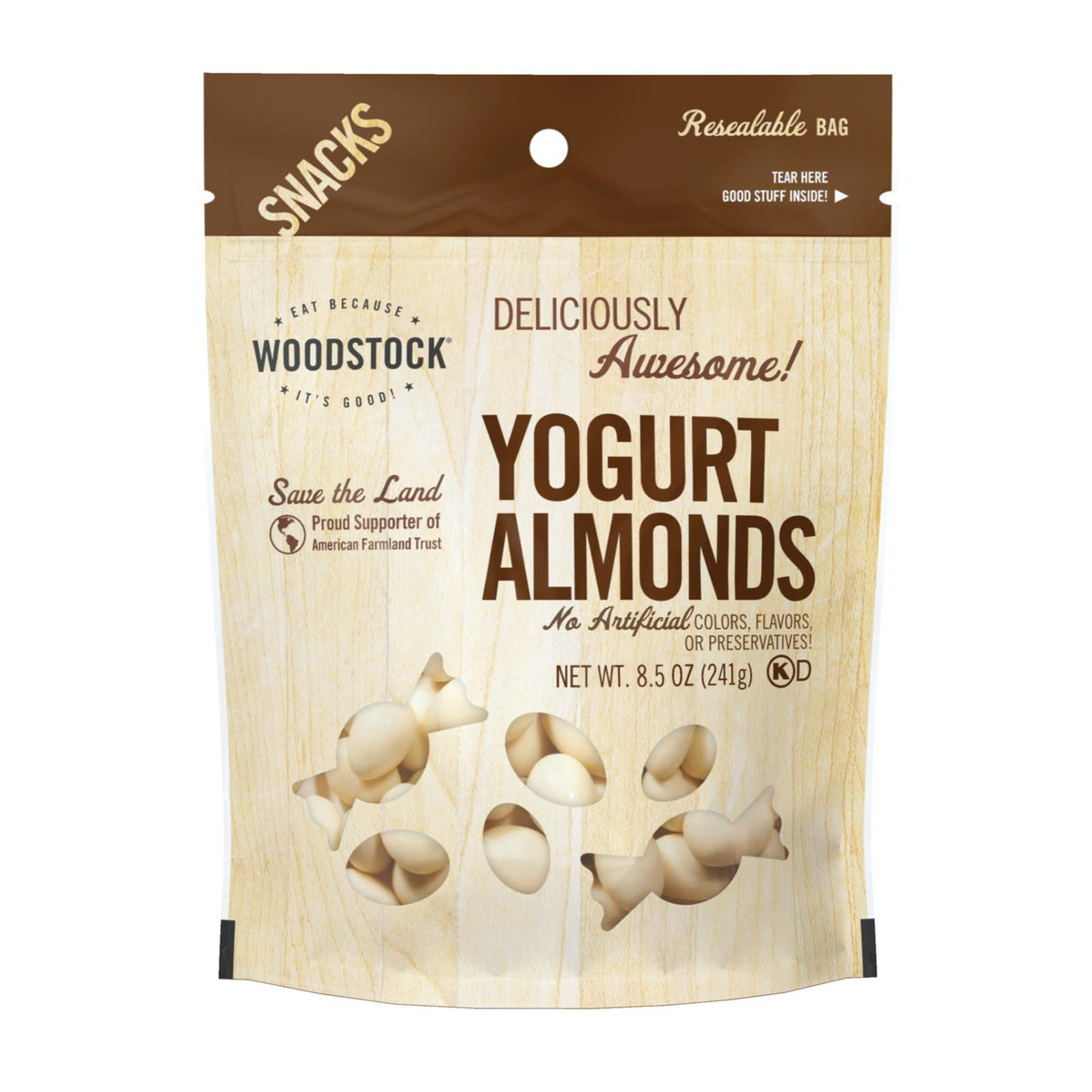 Almonds, Yogurt Covered,8 - 8.5 OUNCE