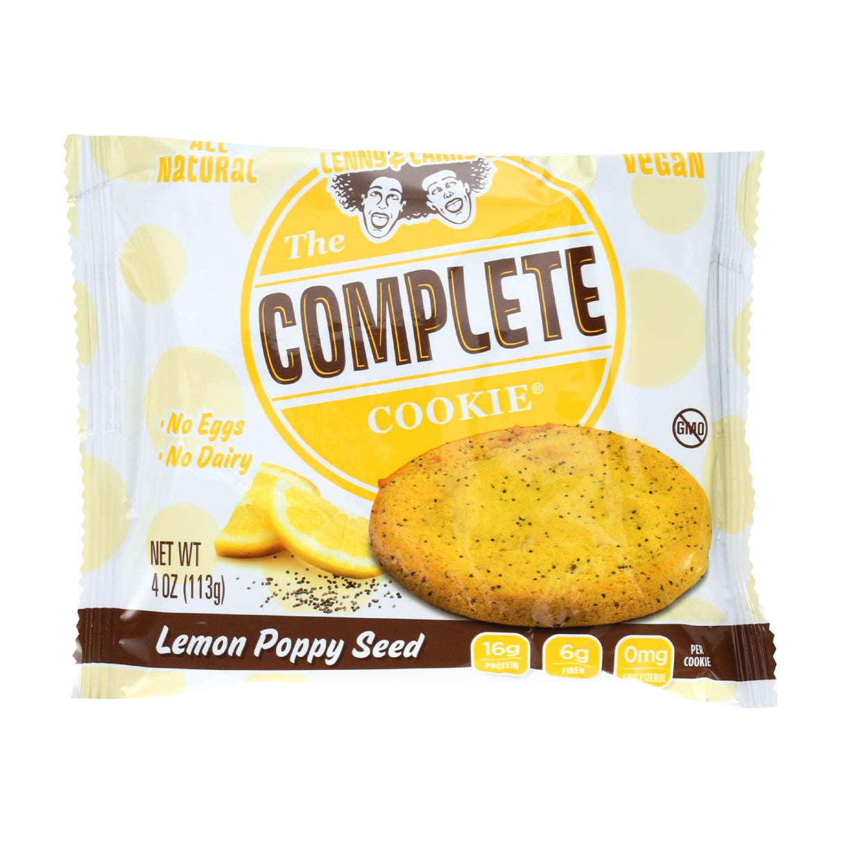 Cookies, Lemon Poppy Seed, Individually Wrapped,12 - 4 OUNCE