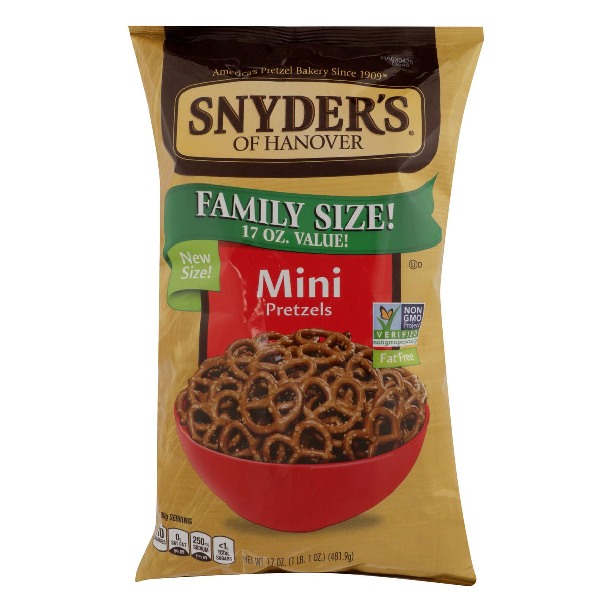 Pretzels, Mini, Bulk,6 - 17 OUNCE
