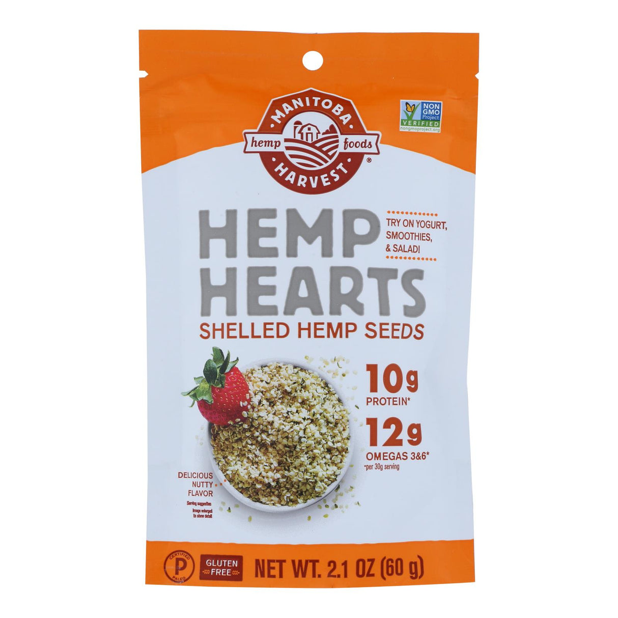 Hemp Hearts, Shelled,12 - 2.1 OUNCE