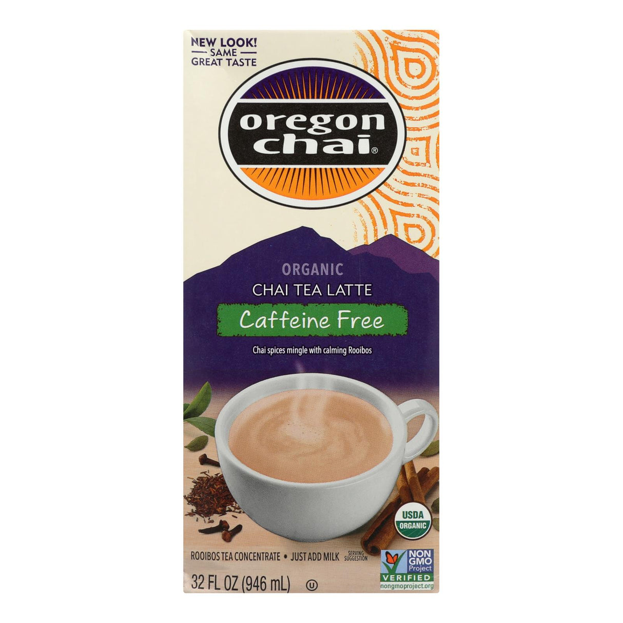 Tea Concentrate, Chai Latte, Decaffeinated,6 - 32 FLUID