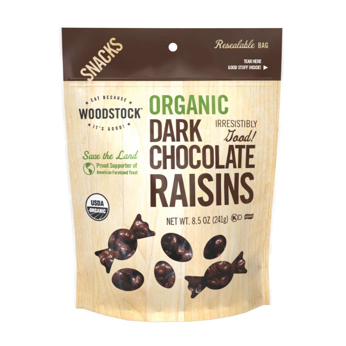 Candy, Chocolate Covered Raisins,8 - 8.5 OUNCE