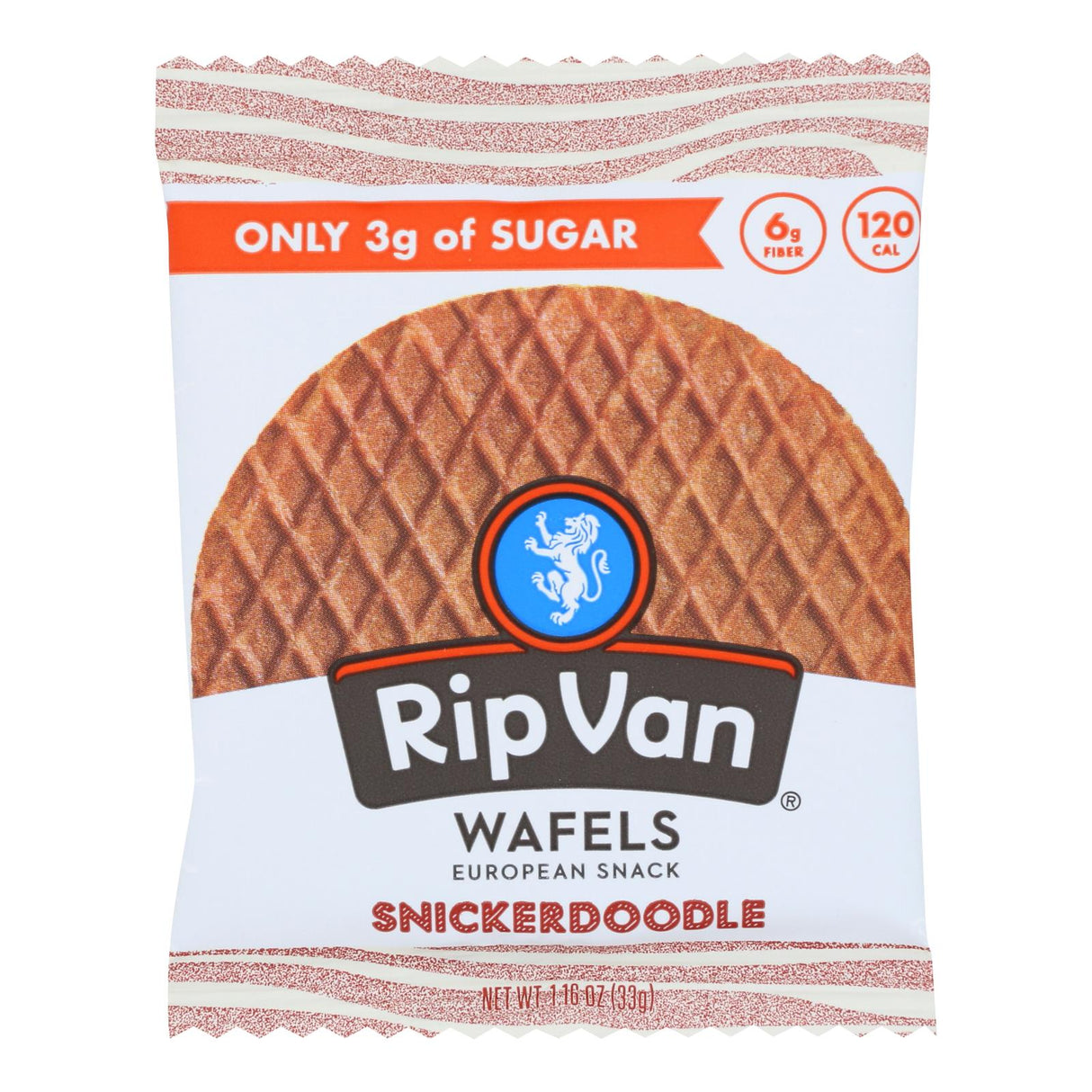 Cookies, Wafels, Snickerdoodle, Shelf-Stable,12 - 1.16 OUNCE