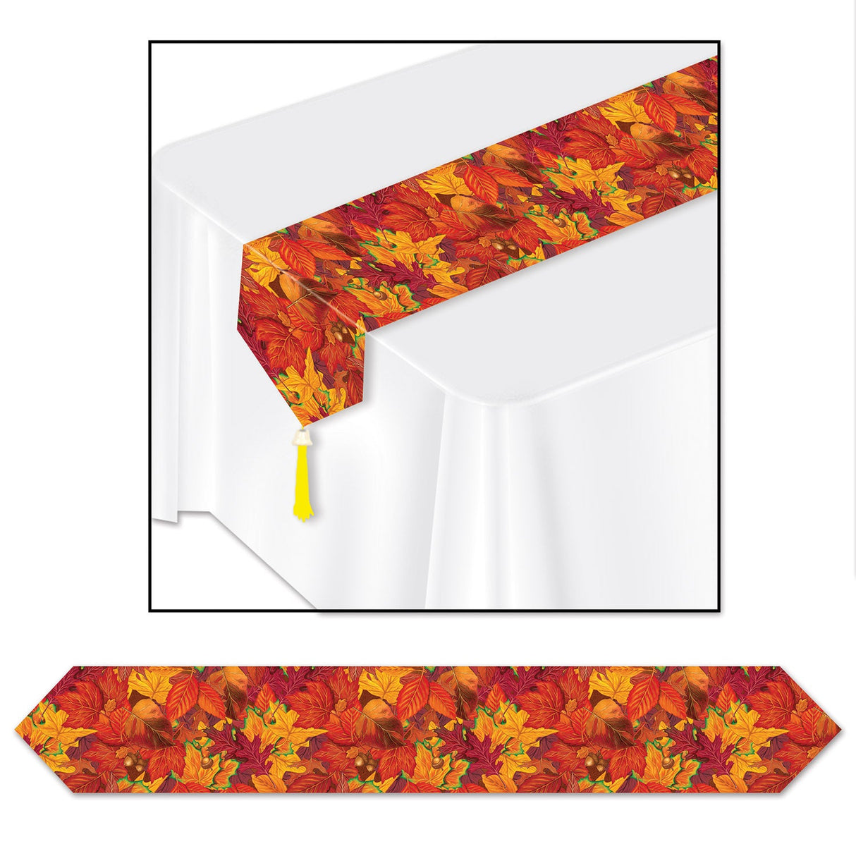 Table Runners, Fall Leaf, 11 Inch x 6 Foot,1 - 12 COUNT