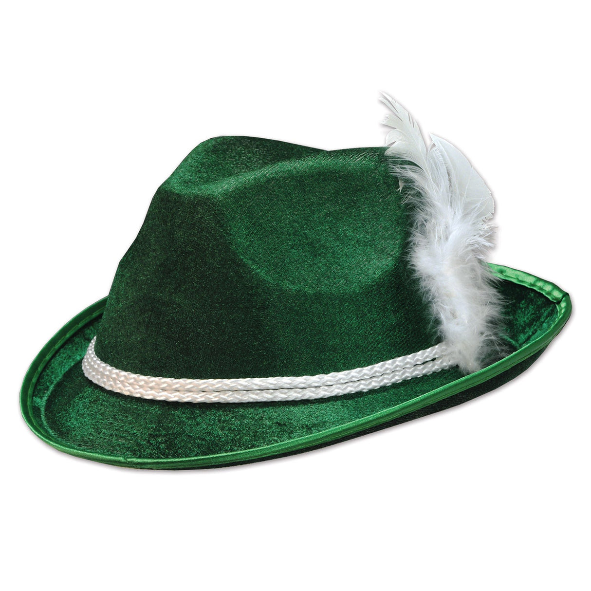 Hats, Alpine, Forest Green, Oktoberfest, One Size Fits Most, Vel-Felt,1 - 12 COUNT