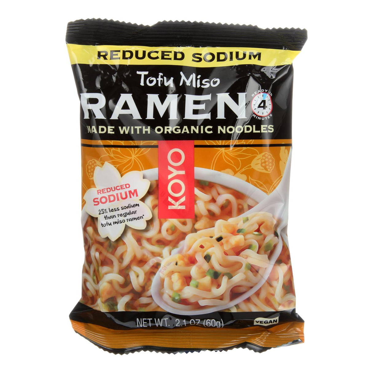 Noodles, Ramen, Tofu Miso, Reduced Sodium,12 - 2.1 OUNCE