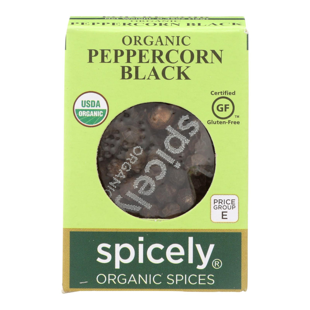 Peppercorns, Black,6 - 0.45 OUNCE