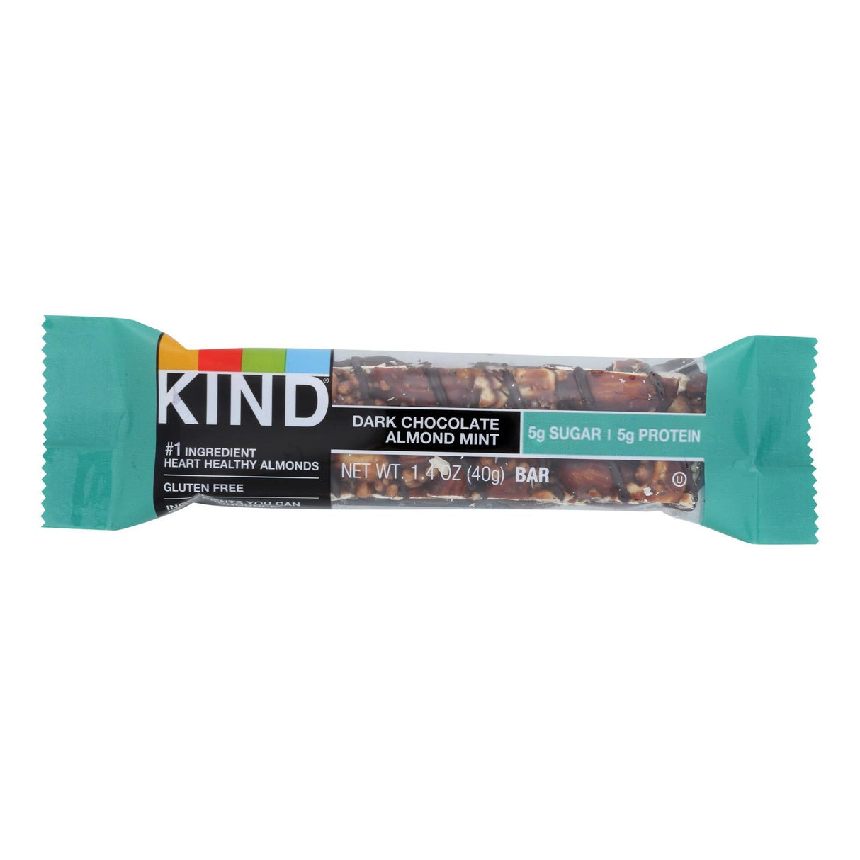 Bars, Dark Chocolate Almond Mint,12 - 1.4 OUNCE