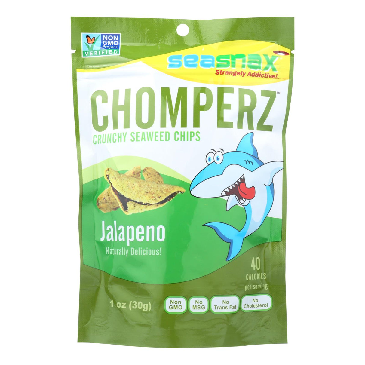 Chips, Seaweed, Crunchy, Jalapeno,8 - 1 OUNCE