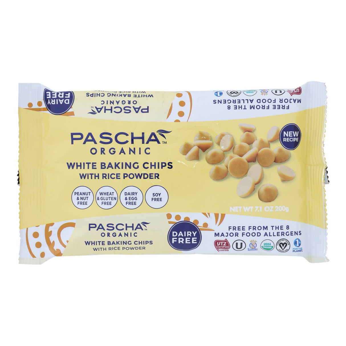 Baking Chips, White Chocolate, with Rice Powder,8 - 7.1 OUNCE