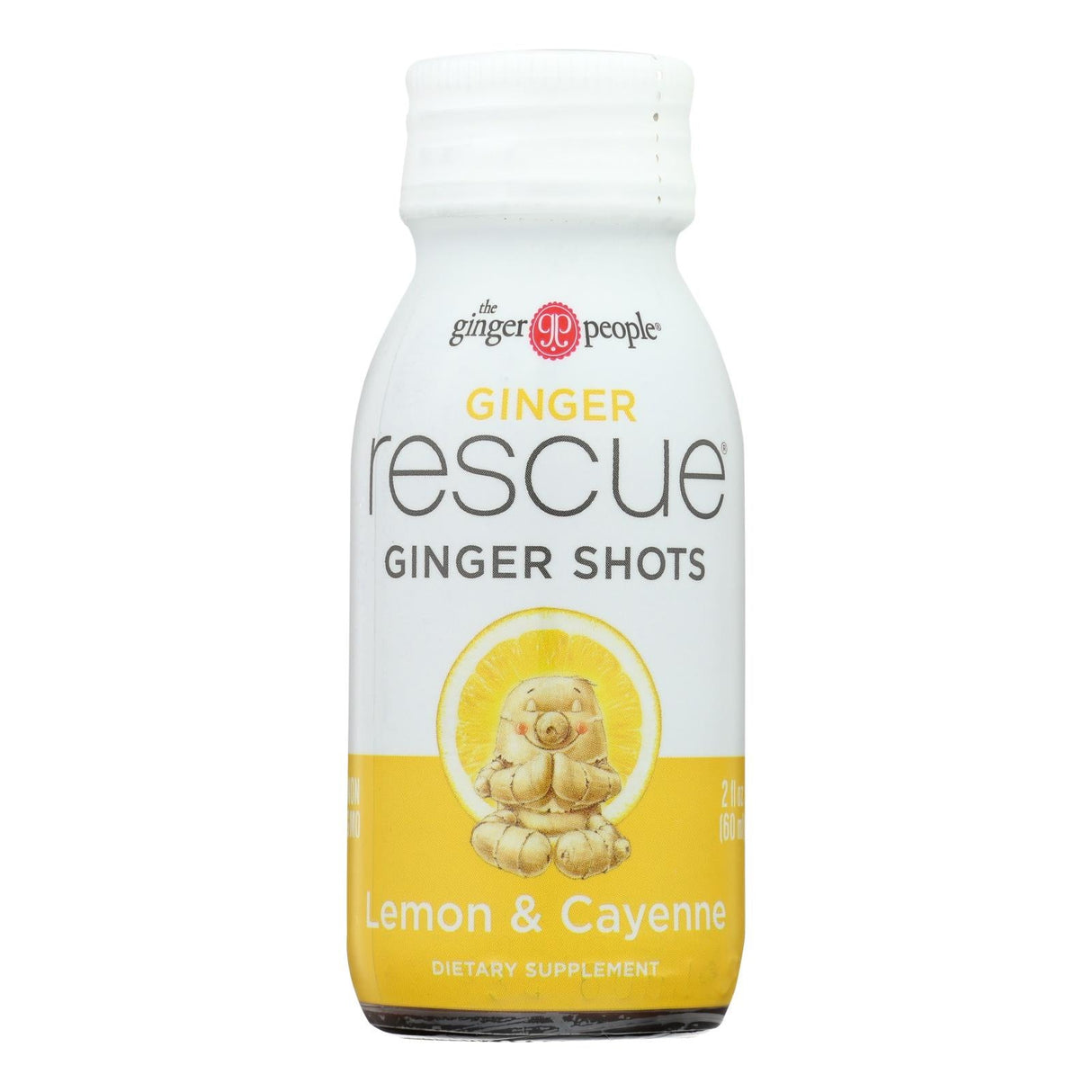 Supplement, Ginger Shots, Lemon & Cayenne,12 - 2 FLUID