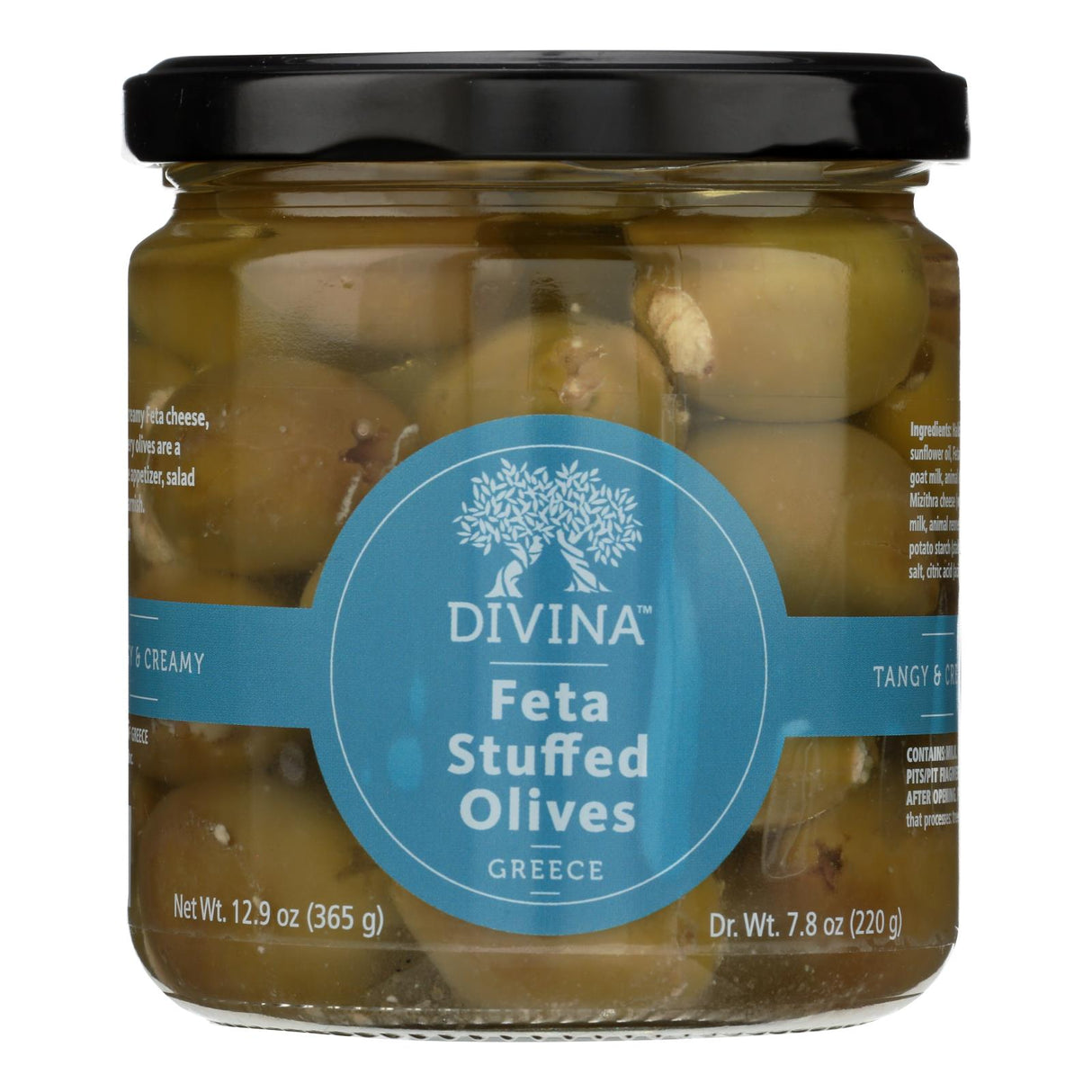 Olives, Stuffed with Feta Cheese,6 - 7.8 OUNCE