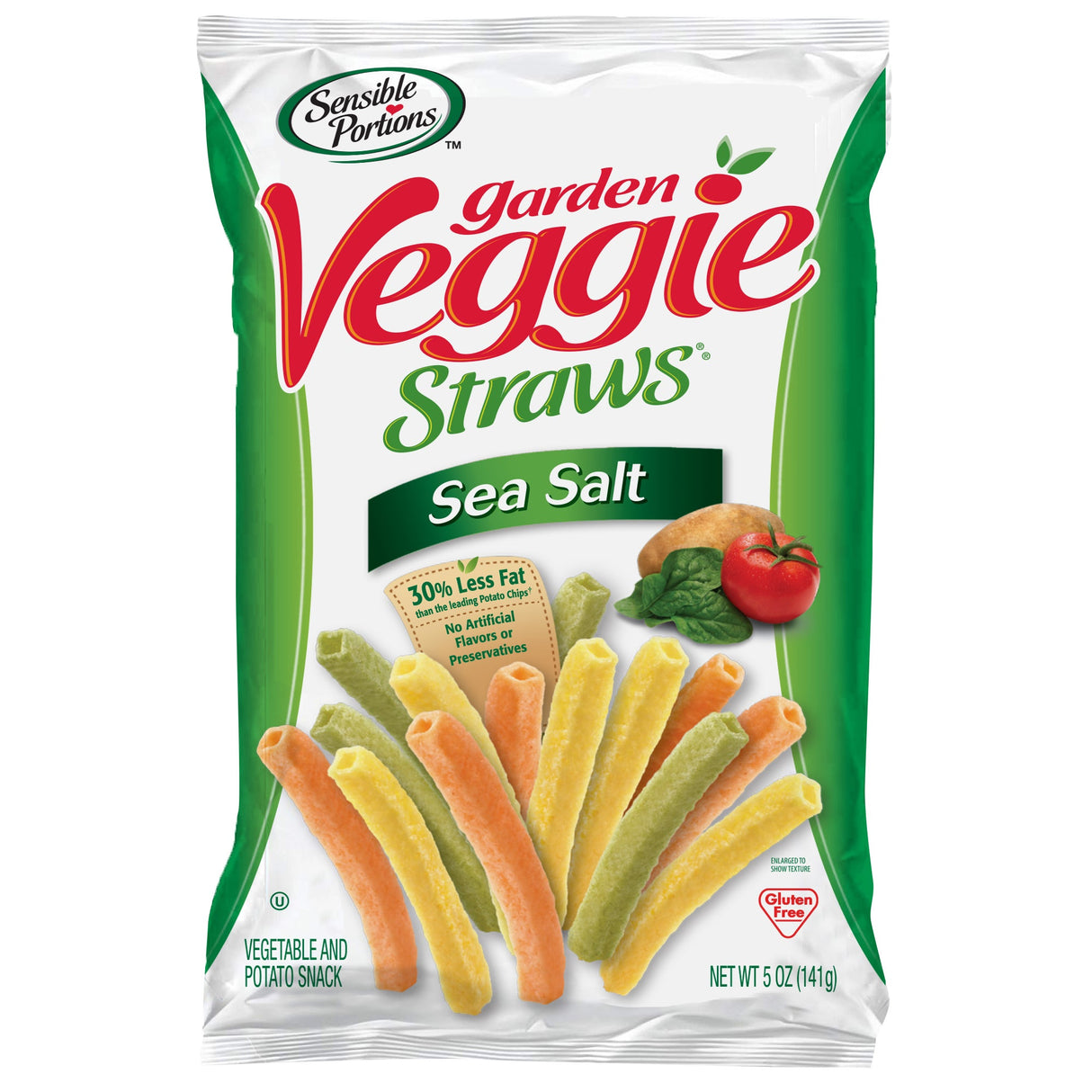 Snacks, Garden Veggie Straws, Sea Salt,12 - 5 OUNCE