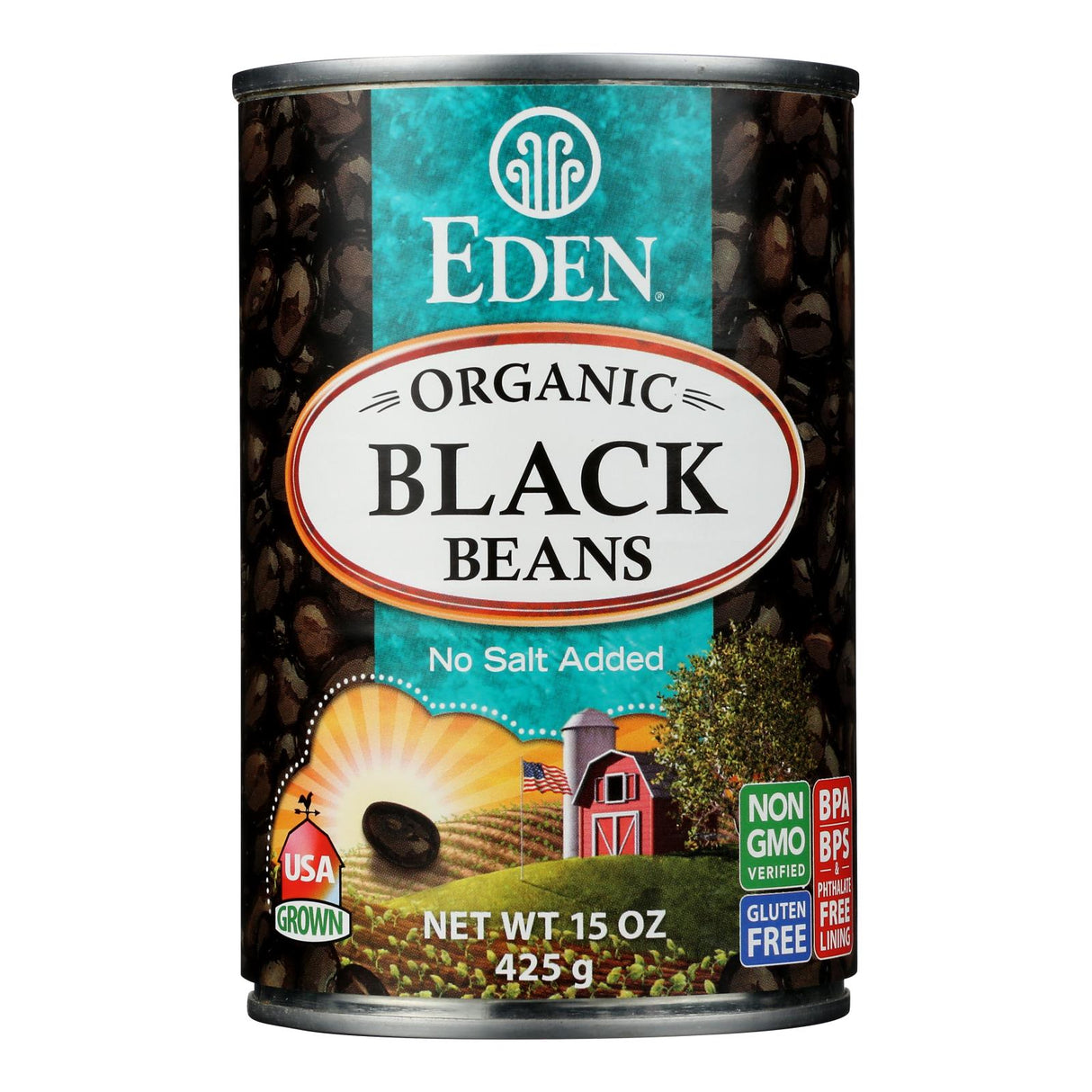 Beans, Black, No Salt Added,12 - 15 OUNCE