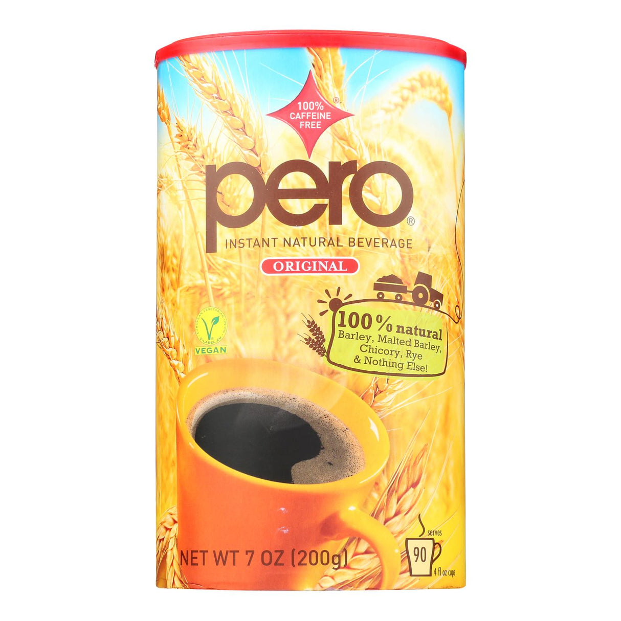 Coffee Substitute, Instant, Natural, Caffeine-Free,6 - 7 OUNCE